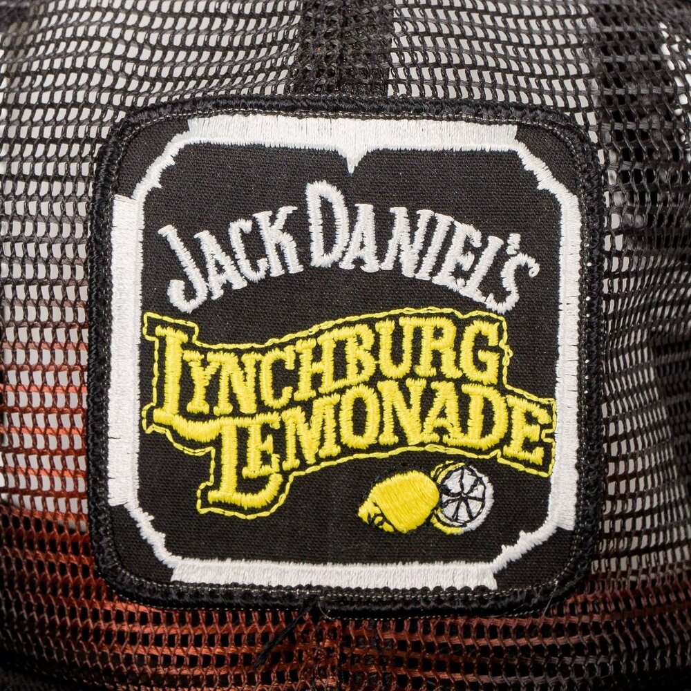 Jack Daniels Lynchburg Lemonade Trucker Hat VTG Mesh Snapback Black Patch Black - Picture 2 of 10